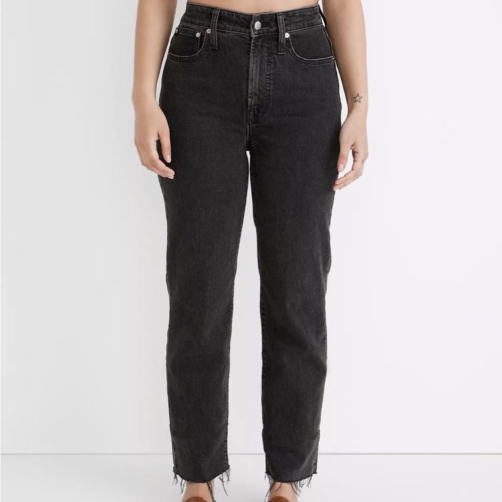 Madewell The Curvy Perfect Vintage Straight Jean in Lunar Wash sz 25 NF155